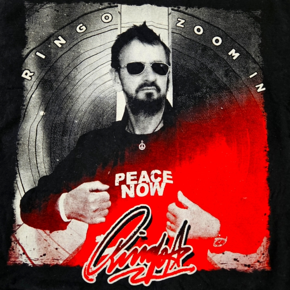 Ringo Starr black concert t-shirt